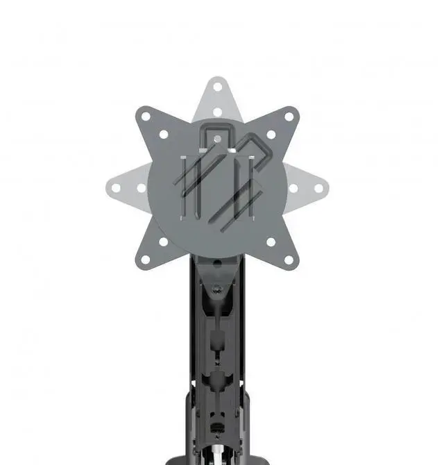 Alt view image 6 of 7 - Devo Gaming Wall Monitor Arm - 1 Monitor