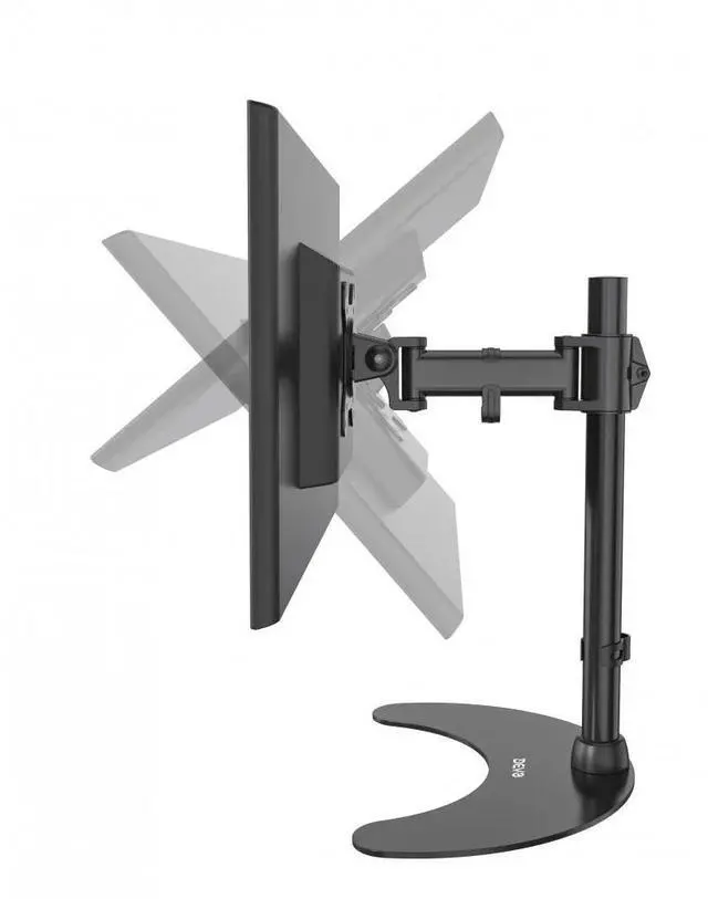 Alt view image 3 of 7 - Devo Gaming Monitor Table Arm - 1 monitor