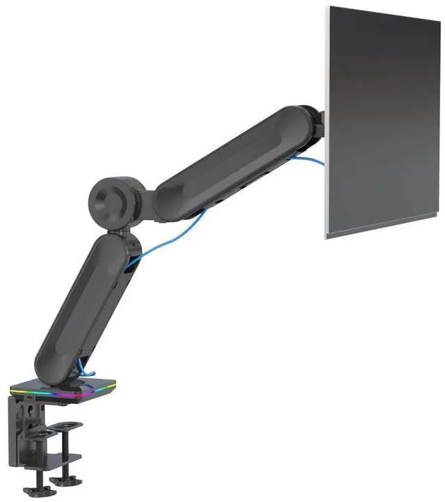 Alt view image 3 of 7 - Devo Gaming Monitor Arm - Flexi Elite 1 - Black