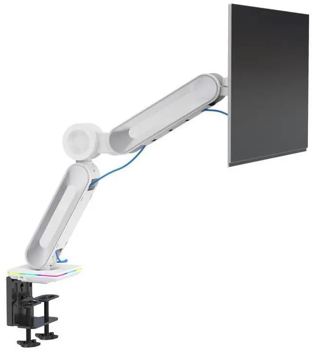 Alt view image 5 of 7 - Devo Gaming Monitor Arm - Flexi Elite 1 - White
