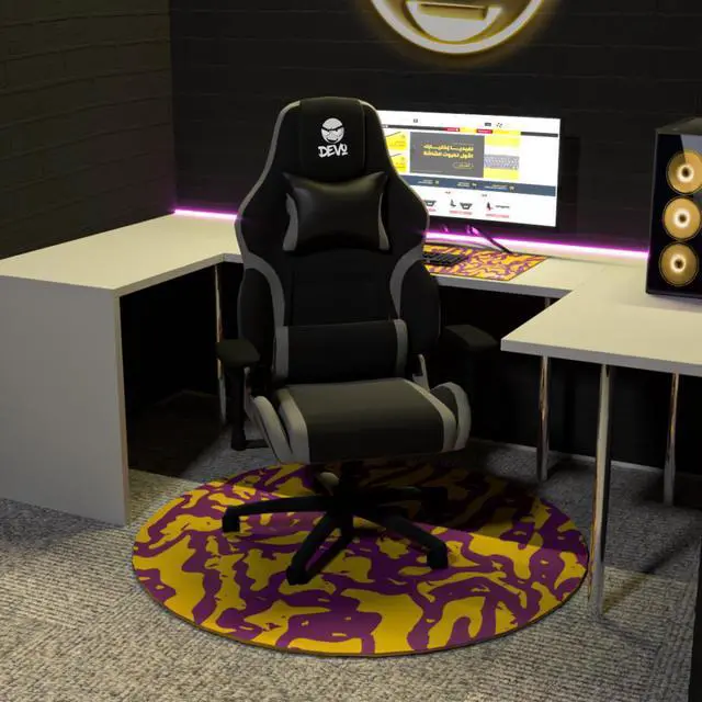 Alt view image 2 of 2 - Devo Gaming Floorpad - Color Haze