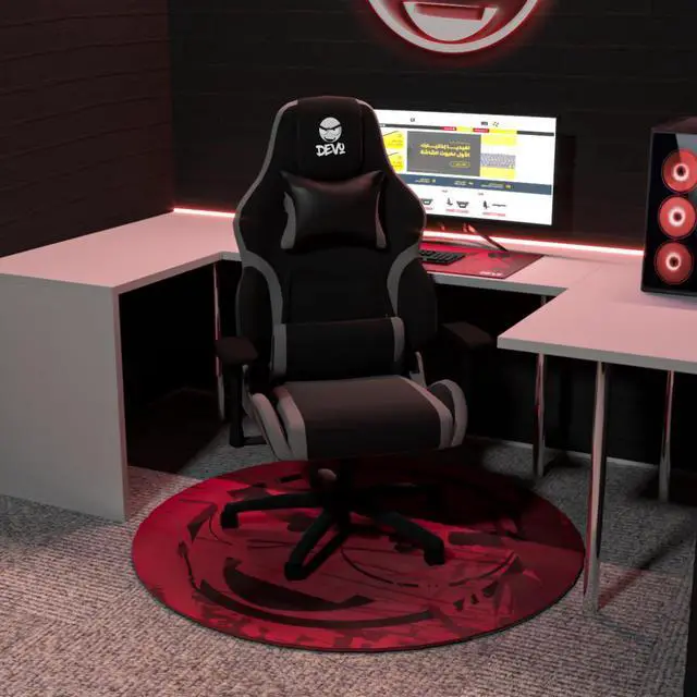 Alt view image 2 of 2 - Devo Gaming Floorpad - Redlicious