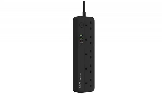 Alt view image 6 of 6 - Devo Volt - DV02 5-Outlet Power Surge Protector - 4M