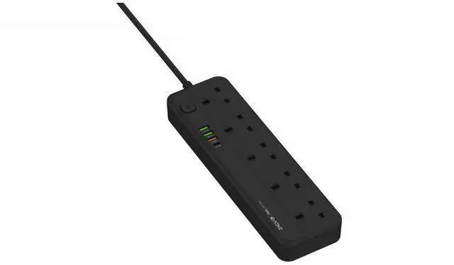 Alt view image 3 of 6 - Devo Volt - DV02 5-Outlet Power Surge Protector - 4M