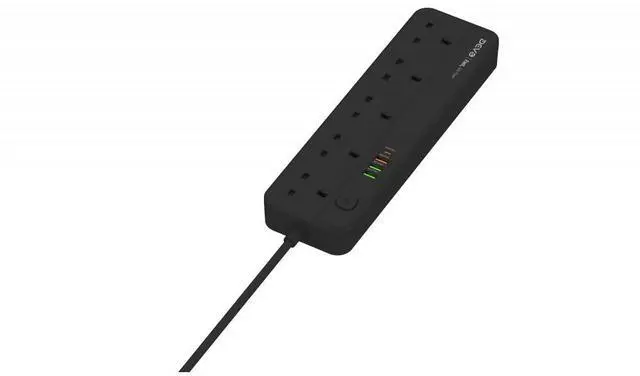 Alt view image 2 of 6 - Devo Volt - DV02 5-Outlet Power Surge Protector - 4M