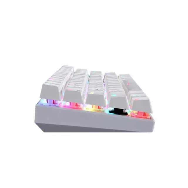 Alt view image 3 of 4 - Devo Gaming Keyboard - SP60 White - Red Switch