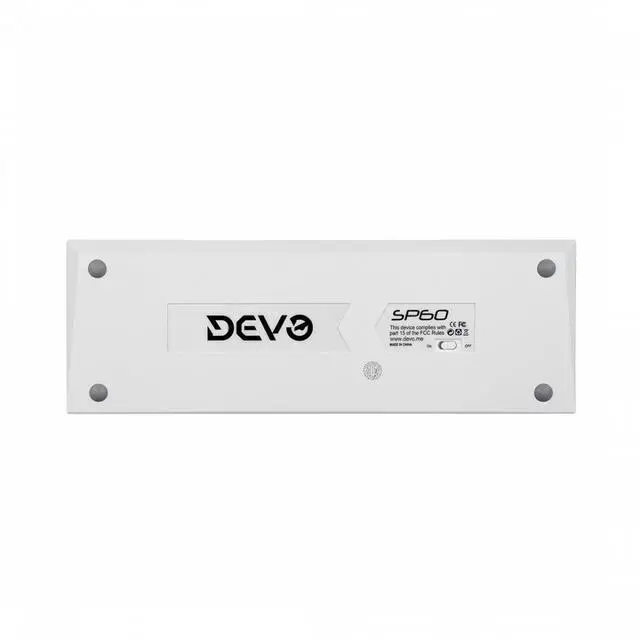 Alt view image 4 of 4 - Devo Gaming Keyboard - SP60 White - Blue Switch