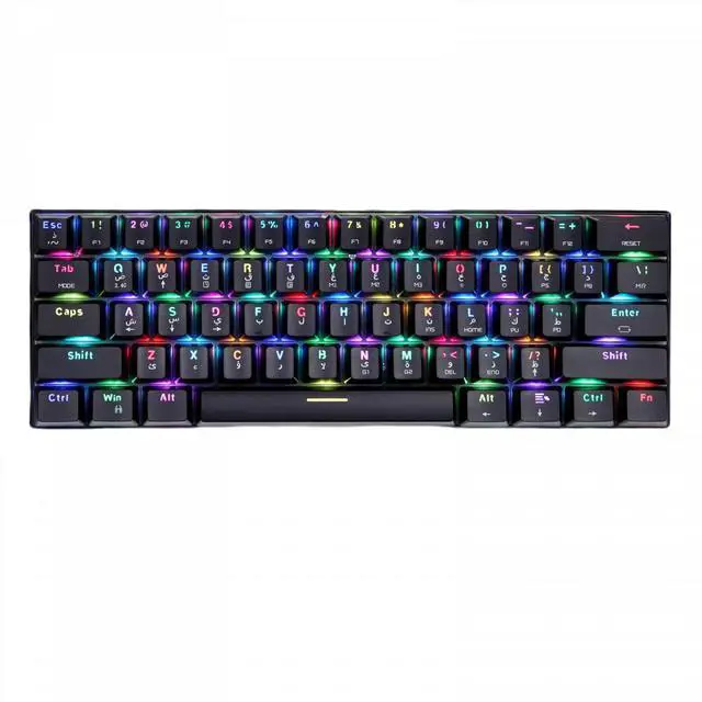 Main image of Devo Gaming Keyboard - SP60 Black - Blue Switch