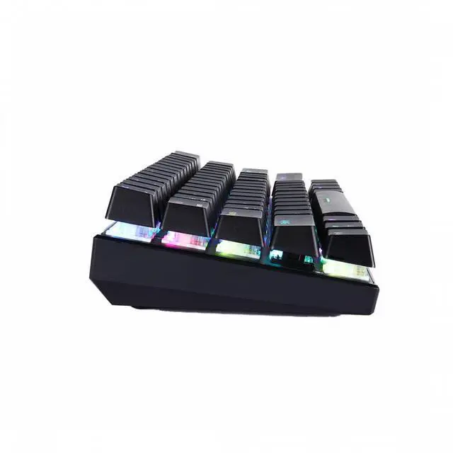 Alt view image 3 of 4 - Devo Gaming Keyboard - SP60 Black - Blue Switch