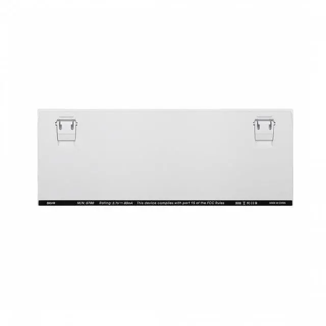 Alt view image 4 of 4 - Devo Gaming Keyboard - ST80 White - Blue Switch