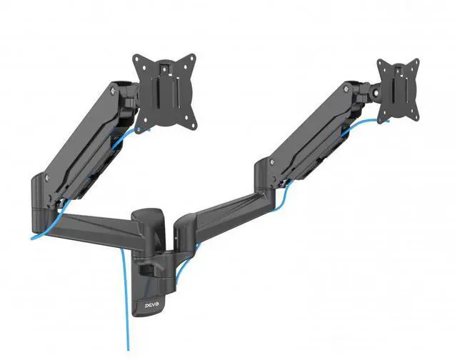Alt view image 4 of 7 - Devo Gaming Wall Monitor Arm - 2 Monitors