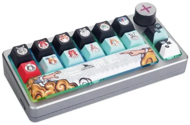 Alt view image 2 of 3 - Darmo Shark KT15 Mechanical Keypad - Red switch