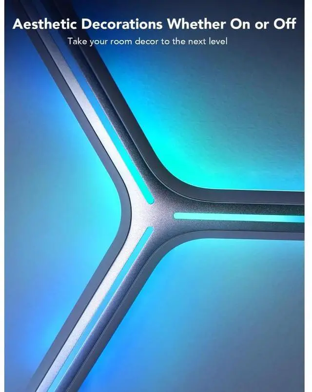Alt view image 2 of 7 - Govee Glide Y Shape Light Panel (7 pack)