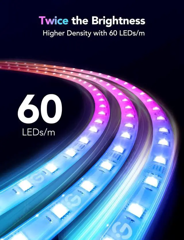 Alt view image 2 of 7 - Govee LED Strip Light M1 - 5 meter (16.4 ft)
