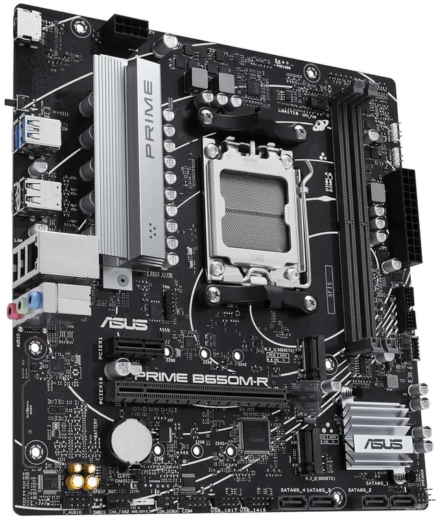 Alt view image 6 of 11 - ASUS Prime B650M-R Gaming Motherboard