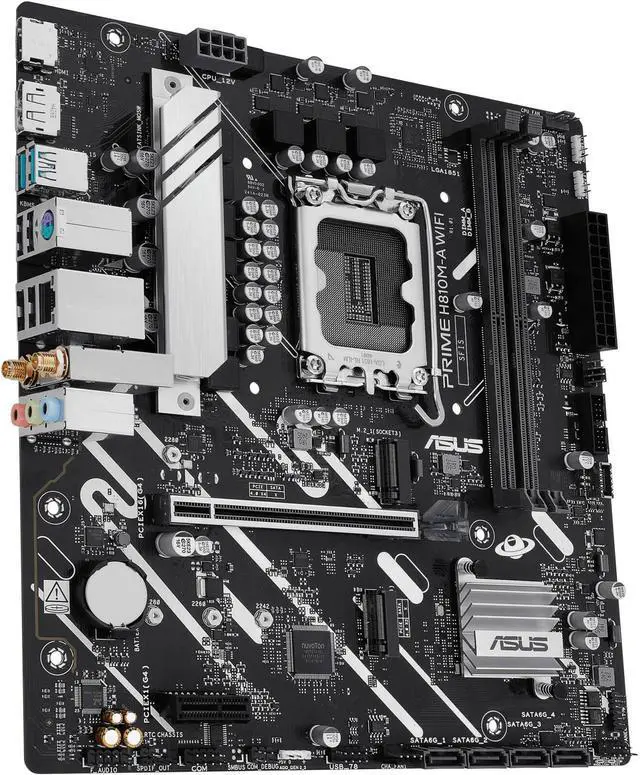 Alt view image 4 of 5 - ASUS Prime H810M-A WIFI Motherboard