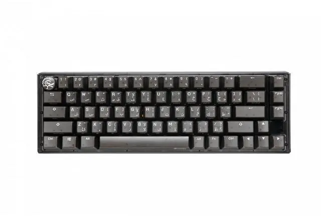 Alt view image 2 of 7 - Ducky One 3 Aura Black SF - Arabic - Red Switch - Black