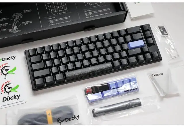 Alt view image 7 of 7 - Ducky One 3 Mini - Arabic - Blue Switch - Black