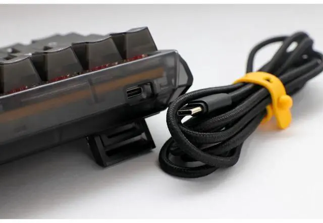 Alt view image 6 of 7 - Ducky One 3 Aura Black Mini - Arabic - Silent Red Switch - Black