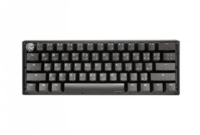 Alt view image 2 of 7 - Ducky One 3 Aura Black Mini - Arabic - Silent Red Switch - Black