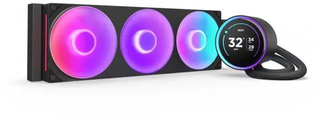Main image of NZXT Kraken Elite 360mm RGB BL Cooler + Controller (2024)