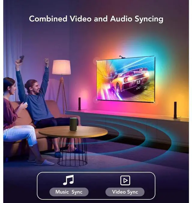 Alt view image 5 of 5 - Govee DreamView T1 Pro TV Backlight