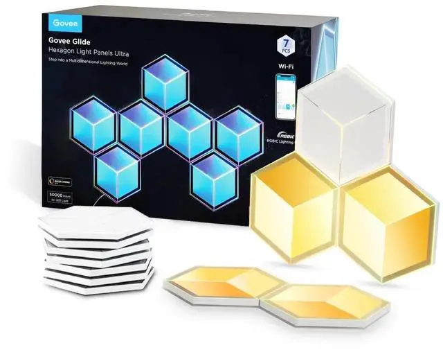 Main image of Govee Glide Hexagon Light Panels Ultra (7 PCS)