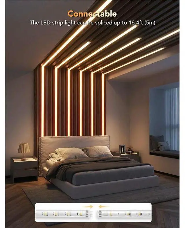 Alt view image 5 of 6 - Govee LED Strip Light M1 Matter Compatible (2m)