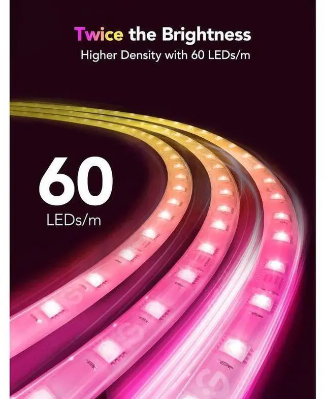 Alt view image 3 of 6 - Govee LED Strip Light M1 Matter Compatible (2m)