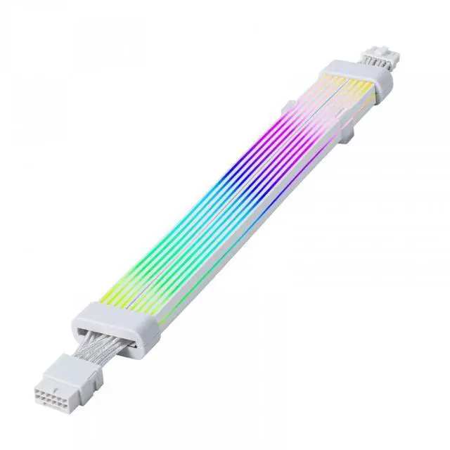 Alt view image 2 of 3 - Asiahorse 12VHPWR ARGB PSU Extension Cable - White