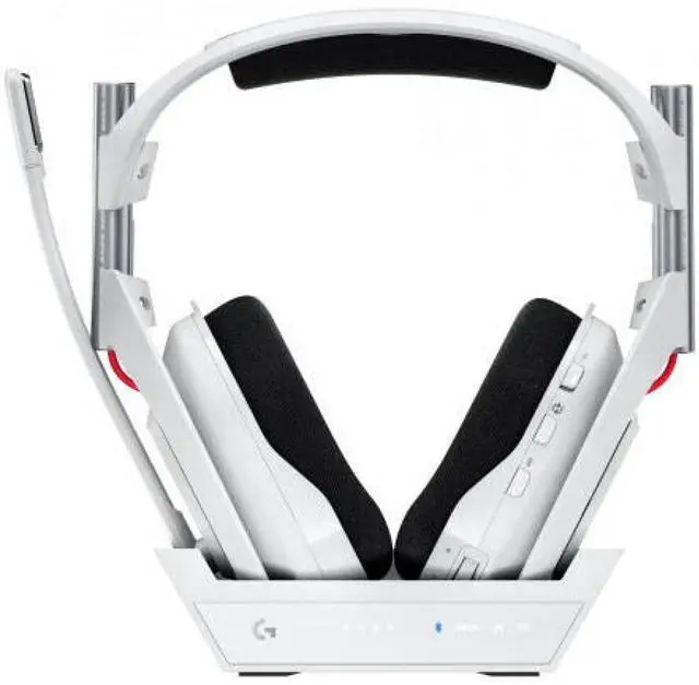 Alt view image 2 of 6 - Astro A50 LIGHTSPEED Wireless Gaming Headset Gen5 + Base Station [PS5 - PC - PS4 - Xbox ] - White