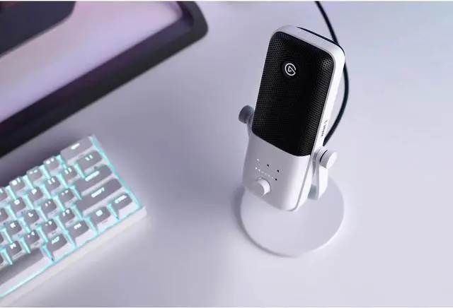 Alt view image 3 of 9 - Elgato Wave:3 Premium USB Microphone - White