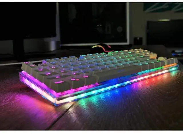 Alt view image 2 of 4 - MotoSpeed K87S Wired Mechanical RGB Keyboard - Blue Arabic Switches