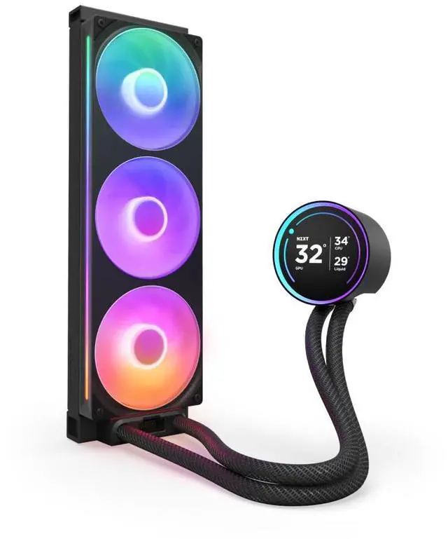 Alt view image 2 of 5 - NZXT Kraken Elite 360mm RGB BL Cooler + Controller (2024)