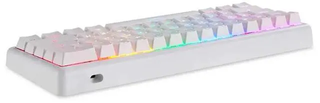 Alt view image 2 of 4 - Motospeed SK66 Mechanical keyboard - White - Red Arabic Switch