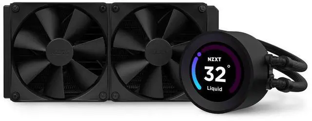 Alt view image 2 of 6 - NZXT Kraken Elite 240 Cooler 240mm - Black