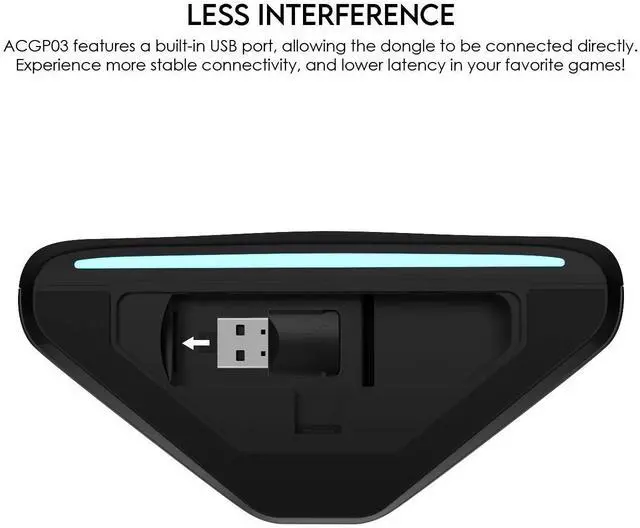 Alt view image 4 of 6 - Fantech ACGP03 Wireless charging dock - Black