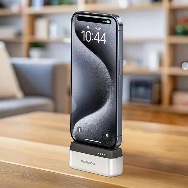 Alt view image 4 of 5 - Porodo 5000mAh Power Bank with Type-C Connector - White