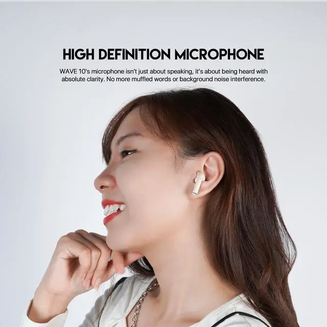 Alt view image 6 of 6 - Fantech TW10 True Wireless Earset - White