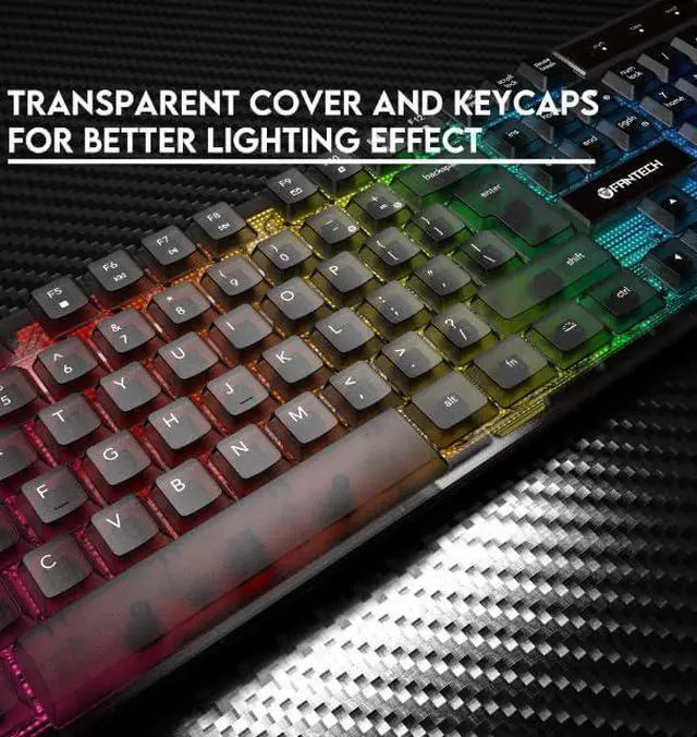 Alt view image 5 of 6 - Fantech K515 Wired Gaming Keyboard - Black