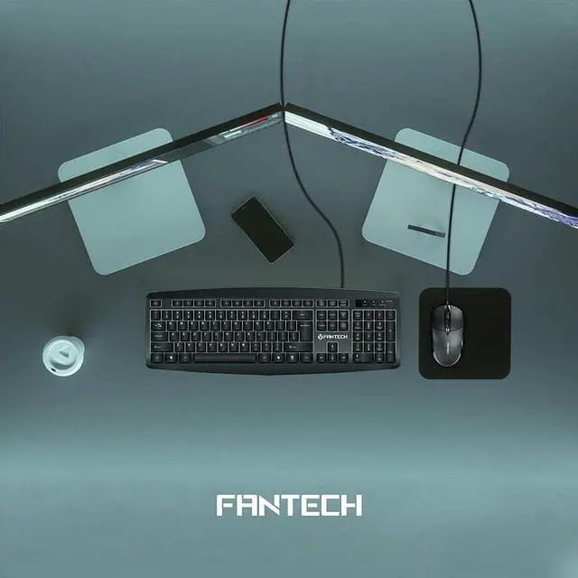 Alt view image 6 of 6 - Fantech KM-100 Keyboard and Mouse combo