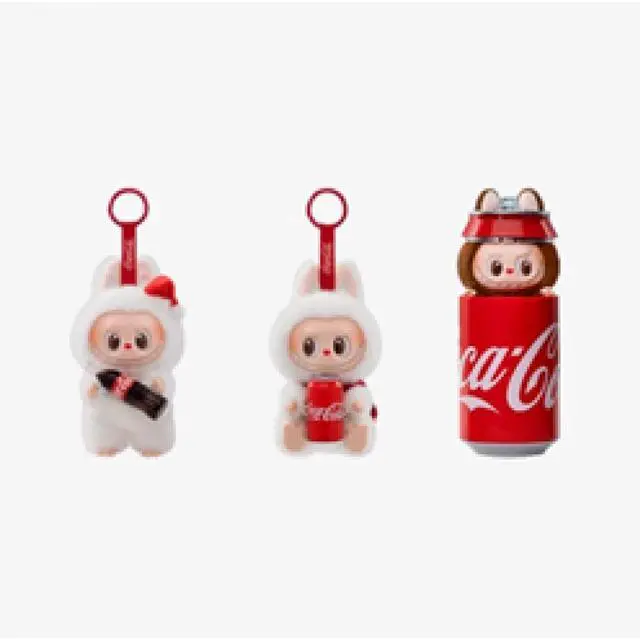 Alt view image 3 of 3 - Labubu Coca-cola Series Plush toy