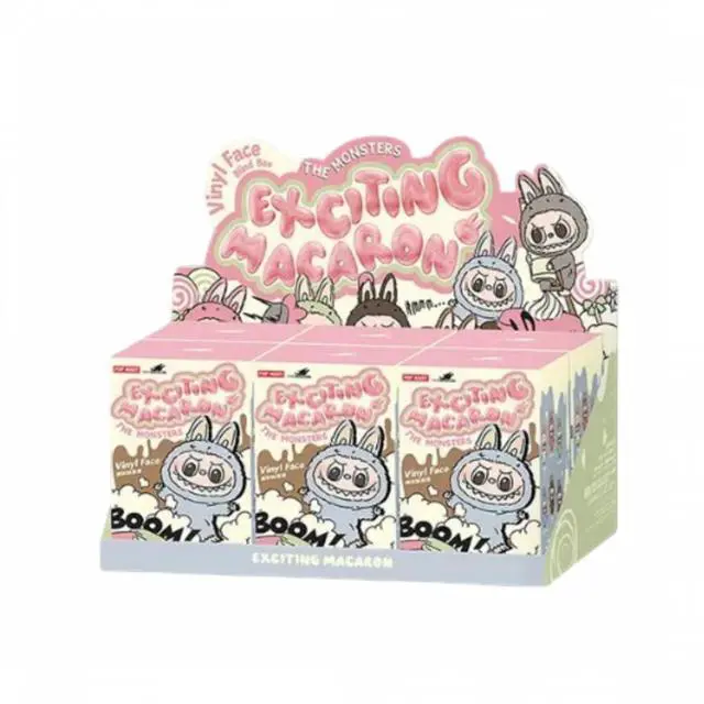 Alt view image 2 of 5 - Labubu Exciting Macaron Plush toy v1