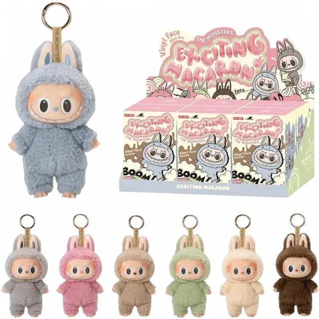 Alt view image 5 of 5 - Labubu Exciting Macaron Plush toy v1