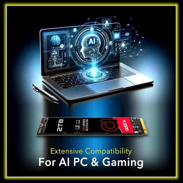 Alt view image 5 of 5 - Addlink G55 NVMe Gen 5 M.2 - 2TB