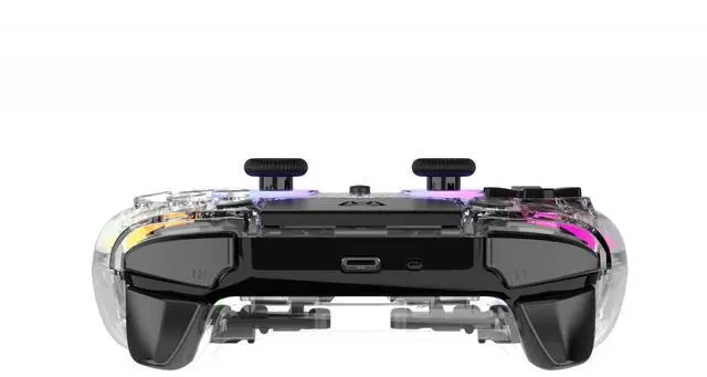 Alt view image 4 of 6 - EMG Gaming Controller - Artic Glow P401 - PS4