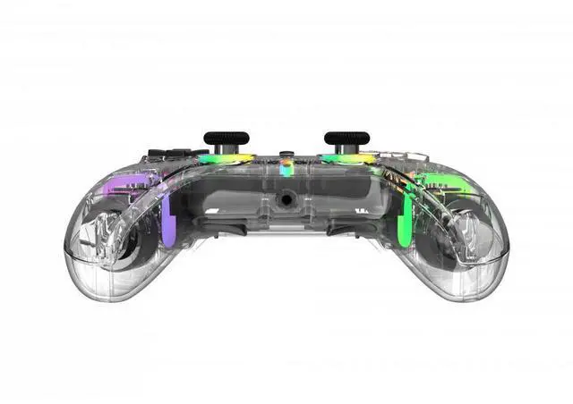 Alt view image 5 of 6 - EMG Gaming Controller - Artic Glow P401 - PS4