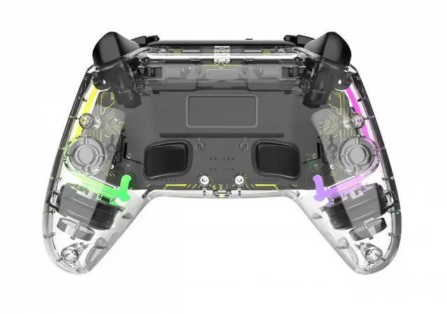 Alt view image 6 of 6 - EMG Gaming Controller - Artic Glow P401 - PS4