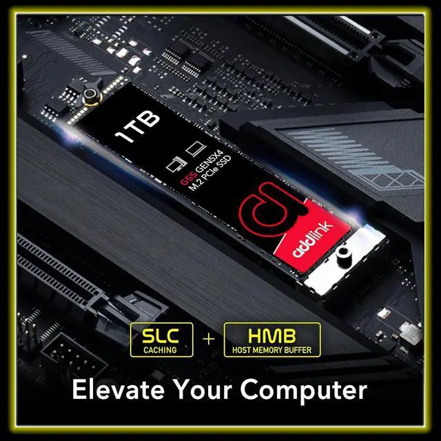 Alt view image 4 of 5 - Addlink G55 NVMe Gen 5 M.2 - 1TB