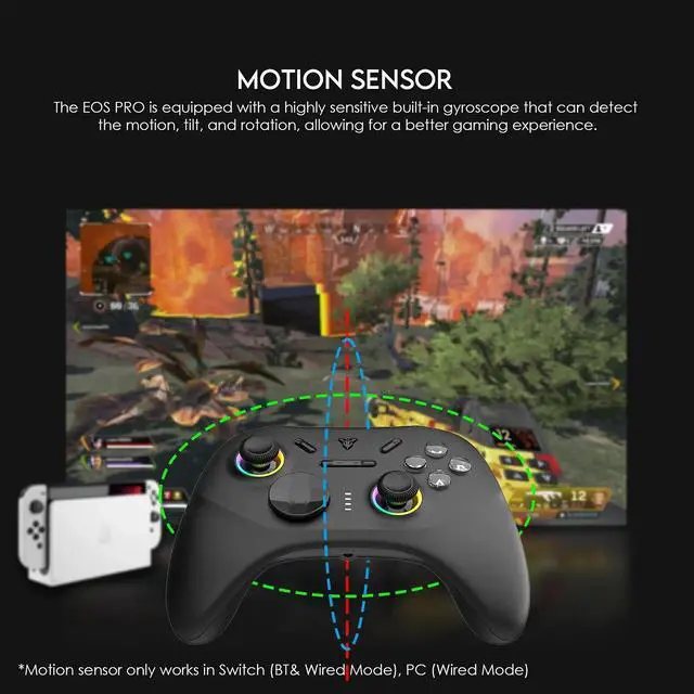 Alt view image 3 of 7 - Fantech WGP15 Wireless Gaming Controller - Black